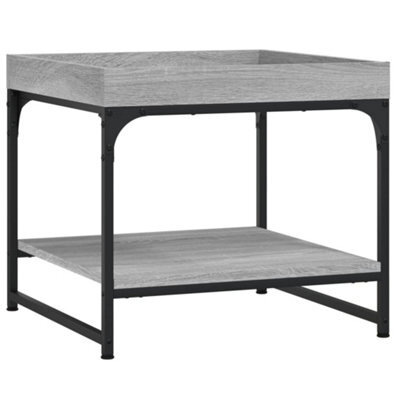 Berkfield Stylish Coffee Table Grey Sonoma 49.5X49.5X45 Cm Engineered Wood - image 1