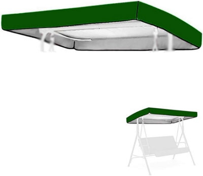 Replacement Canopy For Garden Swing Chair, Hammock Cover (Green, 195X125Cm 76.77X49.2In) - image 1