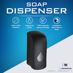 Pro-Kleen Prowashroom 750Ml Soap Dispenser In Black - thumbnail 2