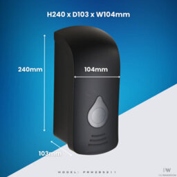 Pro-Kleen Prowashroom 750Ml Soap Dispenser In Black - thumbnail 8