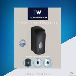 Pro-Kleen Prowashroom 750Ml Soap Dispenser In Black - thumbnail 6