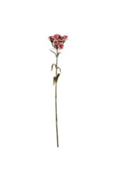 Pink Dianthus Spray Realistic Soft Pink Artificial Flower - thumbnail 2