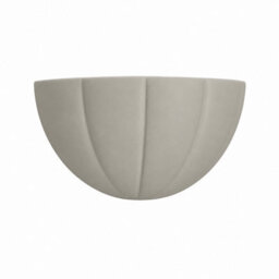 Valuelights Leonardo Moss Green Ceramic Scallop Flush Wall Sconce Light And Bulb - thumbnail 5
