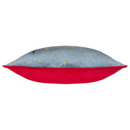 Furn. Ditsy Festive Reindeer Velvet Feather Filled Cushion - thumbnail 3
