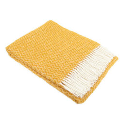 Native Natural Hoop Pattern 100% Wool Blanket - thumbnail 3