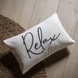 Gallery™ Cream & Black Relax Indoor Cushion, (L)30Cm X (W)50Cm - thumbnail 4