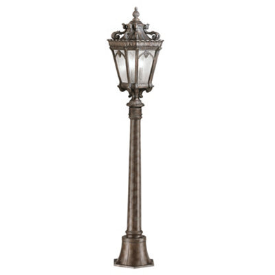 Luminosa Lighting Elstead Tournai 1 Light Medium Outdoor Post Lantern Londonderry Ip44, E27 - image 1