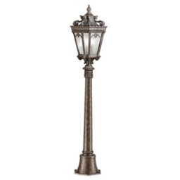 Luminosa Lighting Elstead Tournai 1 Light Medium Outdoor Post Lantern Londonderry Ip44, E27 - thumbnail 1