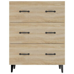 Berkfield Sideboard Sonoma Oak 69.5X34X90 Cm Engineered Wood - thumbnail 5