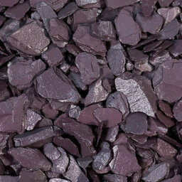 Charles Watson 40mm Plum Slate Chippings Decorative Garden Stone Large Approx. 20Kg Polybag - thumbnail 3