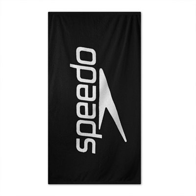 Speedo Logo Towel Black/white (145Cm X 75Cm) - image 1