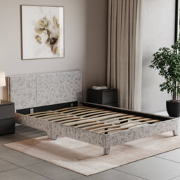 Lassic Vida Designs Victoria Silver Velvet 5Ft Ukfr King Size Bed Frame, 200 X 150Cm - thumbnail 5