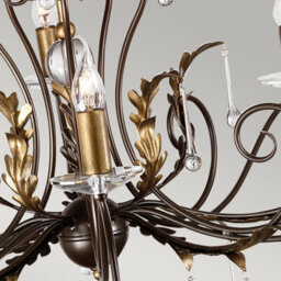 Luminosa Lighting Elstead Amarilli 15 Light Candle Chandelier Bronze - thumbnail 4