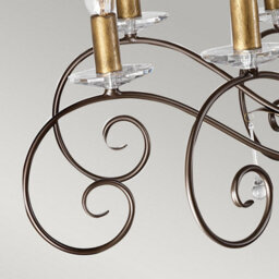 Luminosa Lighting Elstead Amarilli 15 Light Candle Chandelier Bronze - thumbnail 5