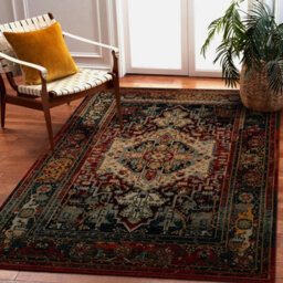 RugsX Wool Carpet Polonia Alhambra Ornament, Frame Ruby 170X235 Cm - thumbnail 5