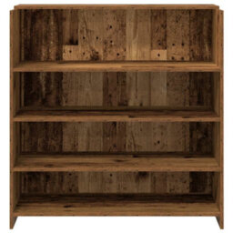 Berkfield Durable Reception Desk Old Wood 100X50X103.5 Cm Engineered Wood - thumbnail 5