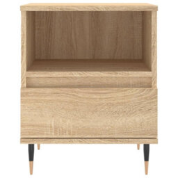 Berkfield Bedside Cabinets 2 Pcs Sonoma Oak 40X35X50 Cm Engineered Wood - thumbnail 7