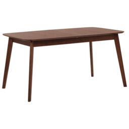 Beliani Extending Dining Table Madox Dark Walnut 120/150 Cm 75 Cm - thumbnail 4