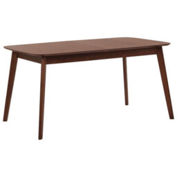 Beliani Extending Dining Table Madox Dark Walnut 120/150 Cm 75 Cm - thumbnail 5
