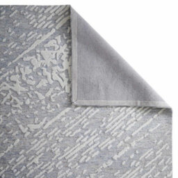Melrose 100% Wool Made Light Blue Ivory Coloured Contemporary Pattern Indoor Medium Area Rug 120/170Cm - thumbnail 2