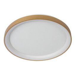 Lucide Vidal Modern Flush Ceiling Light 48Cm - Led Dim. - 1X38W 2700K - Matt Gold, Brass - thumbnail 3