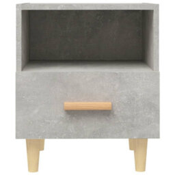 Berkfield Bedside Cabinet Concrete Grey 40X35X47 Cm - thumbnail 4