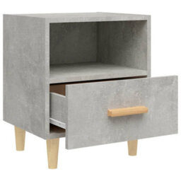 Berkfield Bedside Cabinet Concrete Grey 40X35X47 Cm - thumbnail 5