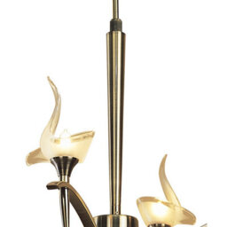 Luminosa Lighting Luminosa Viena Telescopic Pendant Round 4 Light G9, Antique Brass - thumbnail 4