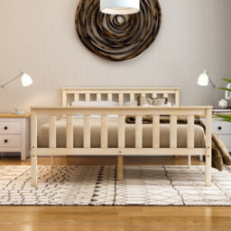 Lassic Vida Designs Milan Pine 4Ft6 Double Wooden Bed Frame - High Foot End - thumbnail 6