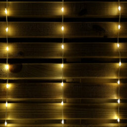 Samuel Alexander 1.2M Light Up Festive Curtain Christmas Lights With Warm White Leds - thumbnail 6