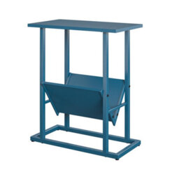 Dorel Home Novogratz Regal End Table In Blue / Metal Frame - thumbnail 4
