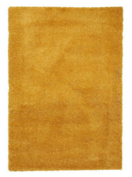 Yellow Plain Shaggy Modern Easy To Clean Rug For Living Room Bedroom And Dining Room-160Cm X 220Cm - thumbnail 8
