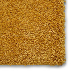 Yellow Plain Shaggy Modern Easy To Clean Rug For Living Room Bedroom And Dining Room-160Cm X 220Cm - thumbnail 5