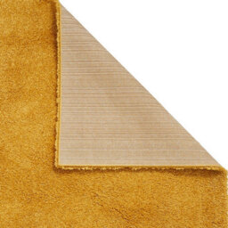 Yellow Plain Shaggy Modern Easy To Clean Rug For Living Room Bedroom And Dining Room-160Cm X 220Cm - thumbnail 6