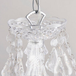 Anson Lighting Montana Chrome And Clear Acrylic 12 Light Ceiling Pendant - thumbnail 5