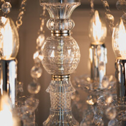 Anson Lighting Montana Chrome And Clear Acrylic 12 Light Ceiling Pendant - thumbnail 9