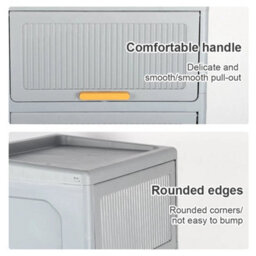 6 Tier Large Storage Drawer Unit Tower Plastic Organizer Cabinet School Home - thumbnail 4
