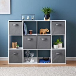 Spot On Dealz 12 Cube Storage Unit Book Case Wooden Storage Cabinets Book Shelf - thumbnail 3