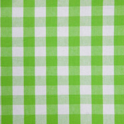 Homescapes Cotton Green Block Check Gingham Eyelet Curtains 117 X 137 Cm - thumbnail 6