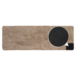Jvl Kensington Machine Washable Cotton Runner Barrier Doormat, 50X150Cm, Brown - thumbnail 5