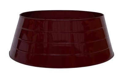 Ivyline Ivy Line Burgundy Metal Christmas Tree Skirt (19924) - image 1