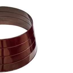 Ivyline Ivy Line Burgundy Metal Christmas Tree Skirt (19924) - thumbnail 2
