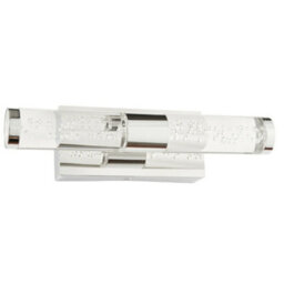 2 Pack Led Bathroom Twin Wall Light 2X 3W Warm White Ip44 Modern Slim Strip Lamp - thumbnail 2