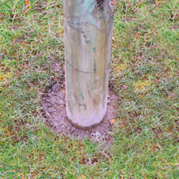 Primrose 4M Tall Wooden Sail Shade Pole With Eyebolt Screw Fixture For Sun Sail - 12Cm - thumbnail 8