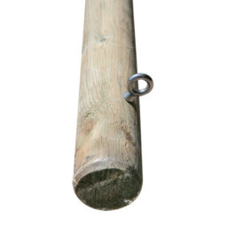 Primrose 4M Tall Wooden Sail Shade Pole With Eyebolt Screw Fixture For Sun Sail - 12Cm - thumbnail 4