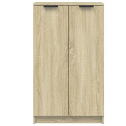 Walplus Shoe Cabinet Sonoma Oak 59X35X100 Cm Engineered Wood - thumbnail 4