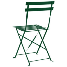 Beliani Bistro Set Folding Fiori Metal Dark Green - thumbnail 6