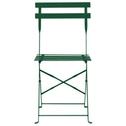Beliani Bistro Set Folding Fiori Metal Dark Green - thumbnail 5