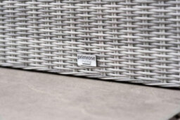 Primrose Living Peony Luxury Rattan 3 Seater Garden Sofa In Pebble - thumbnail 5