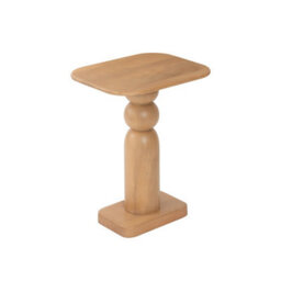 MH London Vita Solid Wood Side Table Living Room Wooden Side Table Bedside Blonde Natural Side Table - thumbnail 2